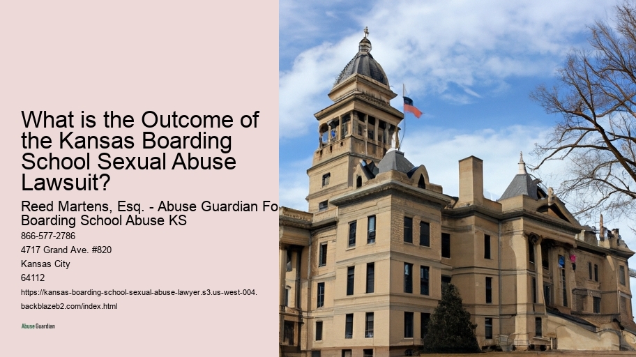 What is the Outcome of the Kansas Boarding School Sexual Abuse Lawsuit?